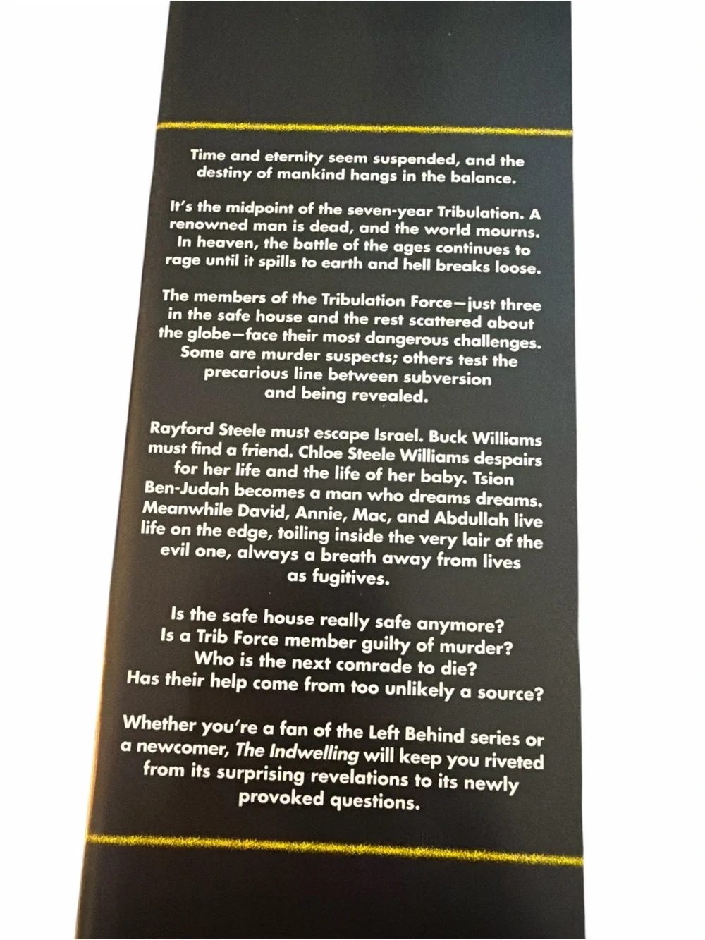 The Indwelling Hardcover by Tim LaHaye & Jerry B. Jenkins Left Behind Series